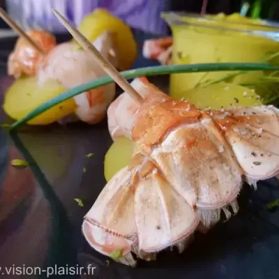 Aioli de langoustines fraiches