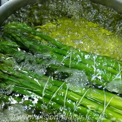 Cuire asperges vertes