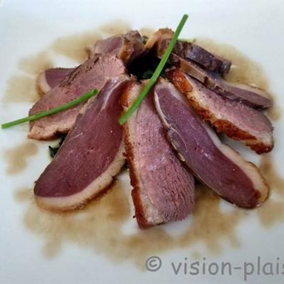 Duo magret de canard fume et roti