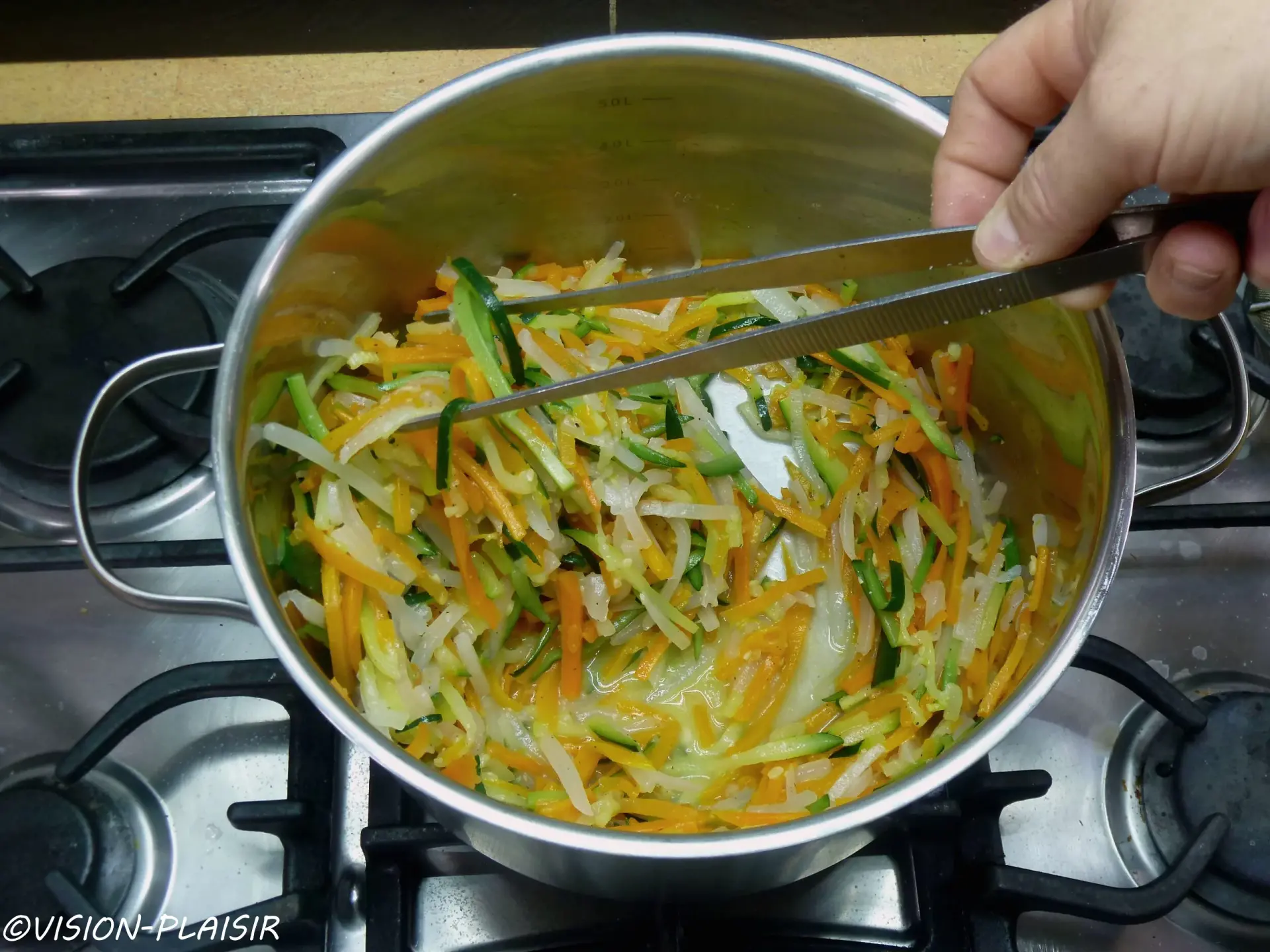 Finition de la julienne de legumes resultat 1