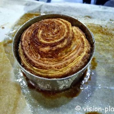 Kouign amann en cuisson