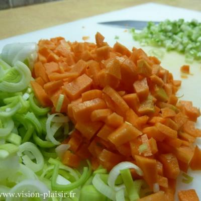 Legumes pour saumon