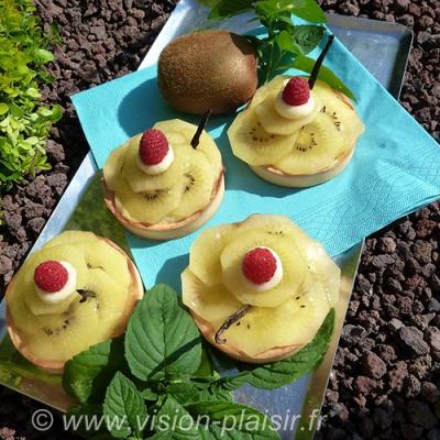 Les tartelettes aux kiwis