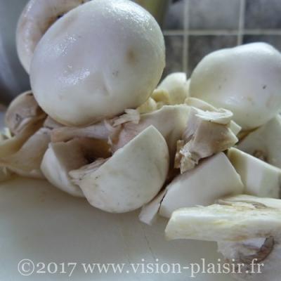 champignons de paris pour la blanquette