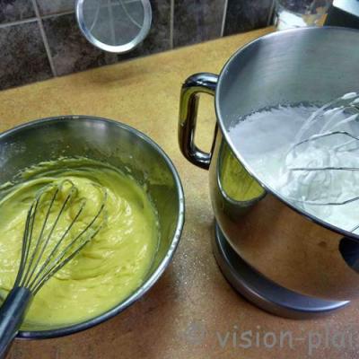 Preparation tarte aux pommes et safran