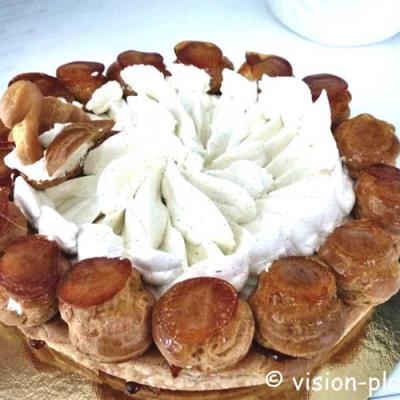 St honore au praline et creme mascarpone